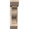 Ekena Millwork Funston Slat Smooth Bracket w/ Offset Brace, Douglas Fir, 5 1/2"W x 20"D x 20"H BKT0604X20X20FST06SDF - alternate 4